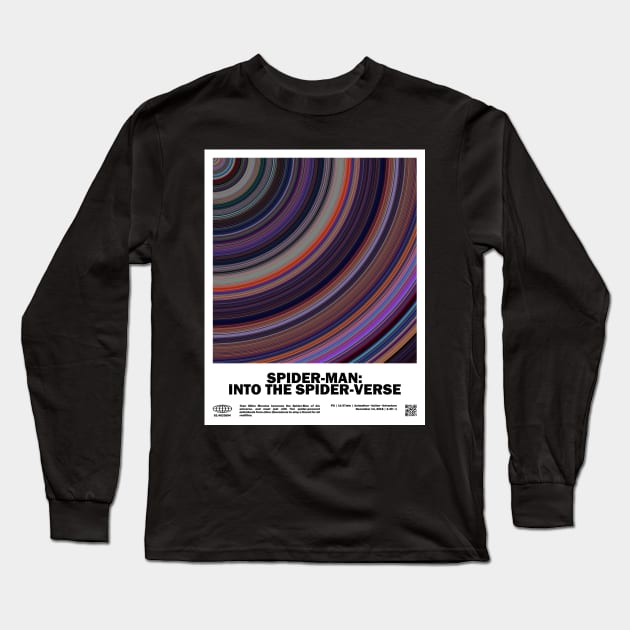 minimal_Into the Spiderverse Circular Movie Long Sleeve T-Shirt by silver-light